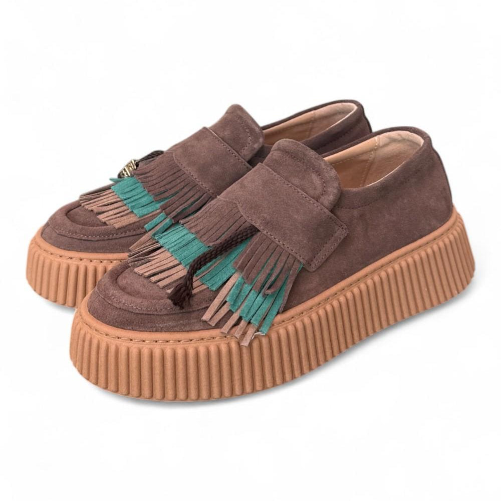 Mocassino sneaker frangia Meliné 