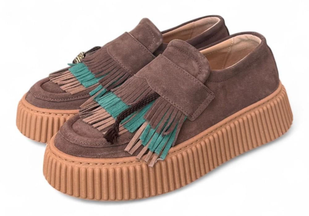 Mocassino sneaker frangia Meliné 