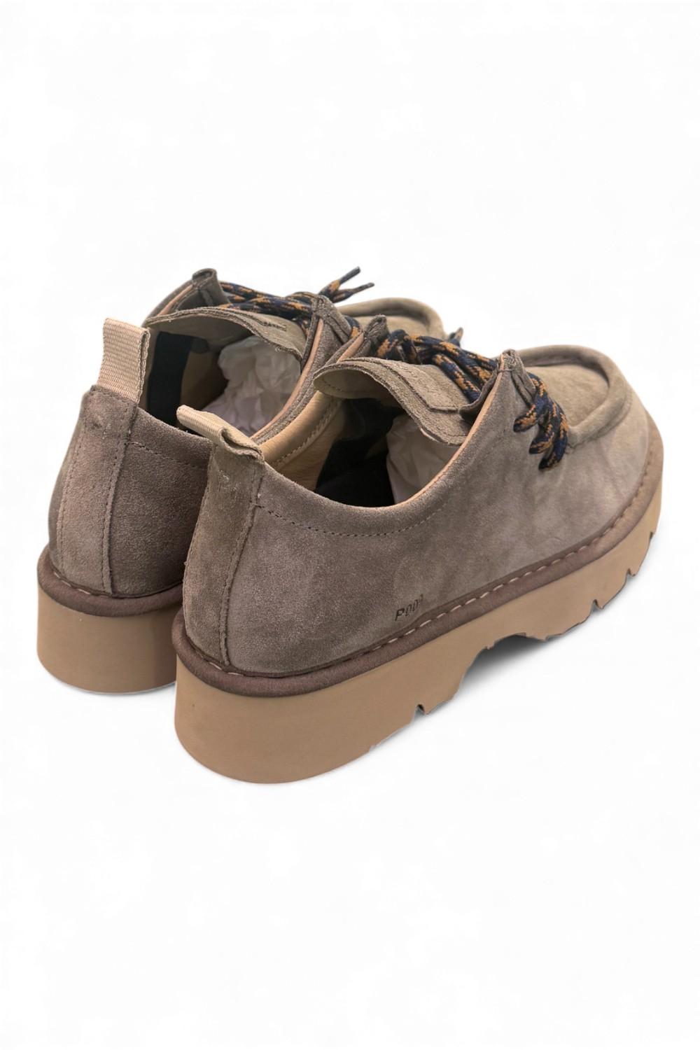Allacciato uomo Panchic P009 ingegnere suede brown stone 