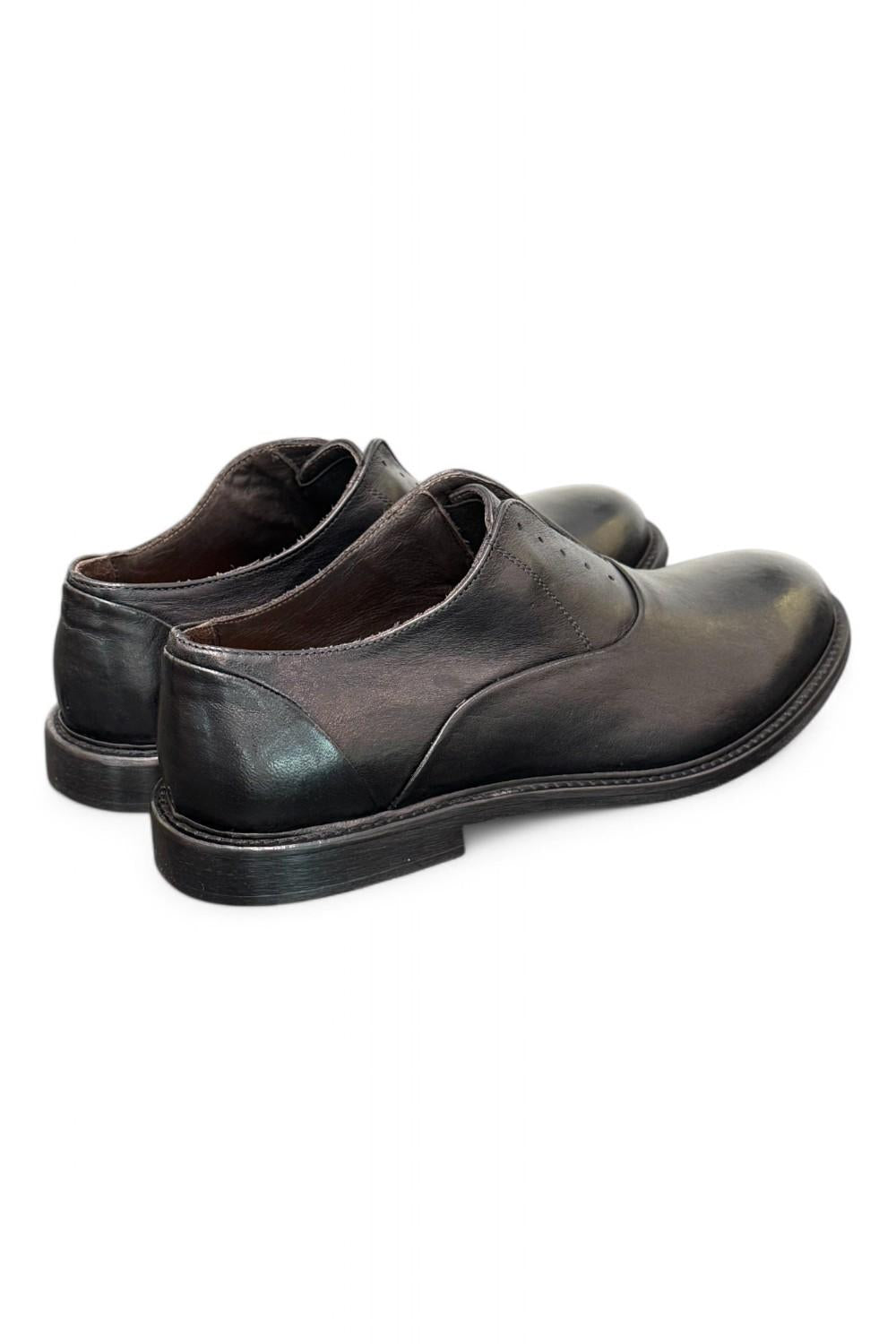Scarpa uomo No-laces nera F.lli Rennella 
