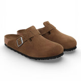 Sabot Boston Birkenstock Suede dark tea 1030861 