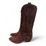 Stivale texano suede testa di moro Ranye 