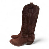 Stivale texano suede testa di moro Ranye 