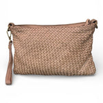 Borsina tracolla intreccio vintage taupe 