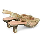 Slingback intreccio platino Les Autres<BR/> 