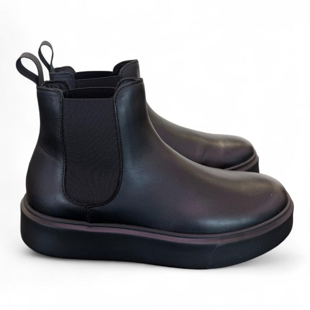 Stivaletto beatles pelle nera extralight Frau<BR/> 