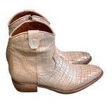 Stivaletto texano intagliato argento Zoe 
