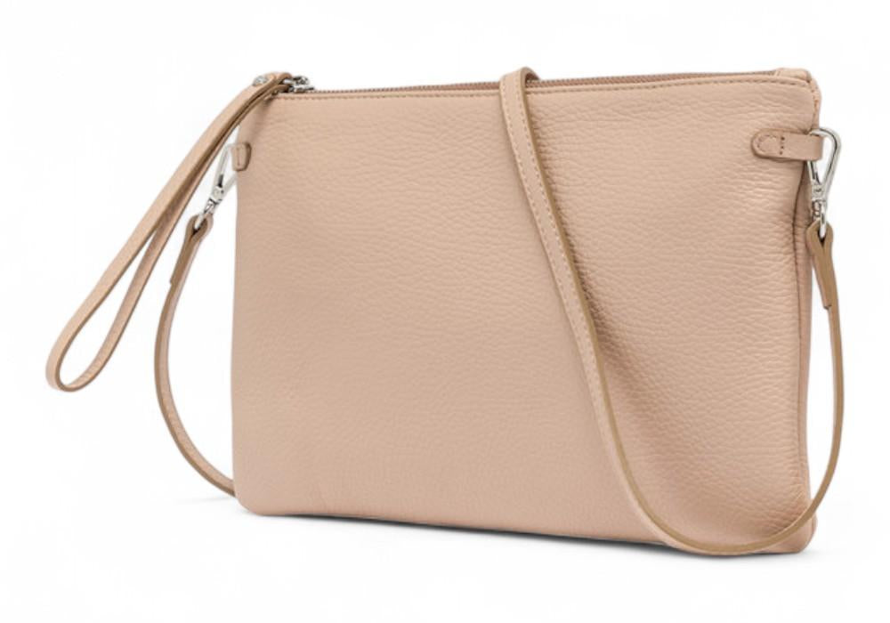 Pochette Hermy pink salt Gianni Chiarini<BR/> 