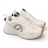 Sneaker donna No Name Carter Fly white greige 