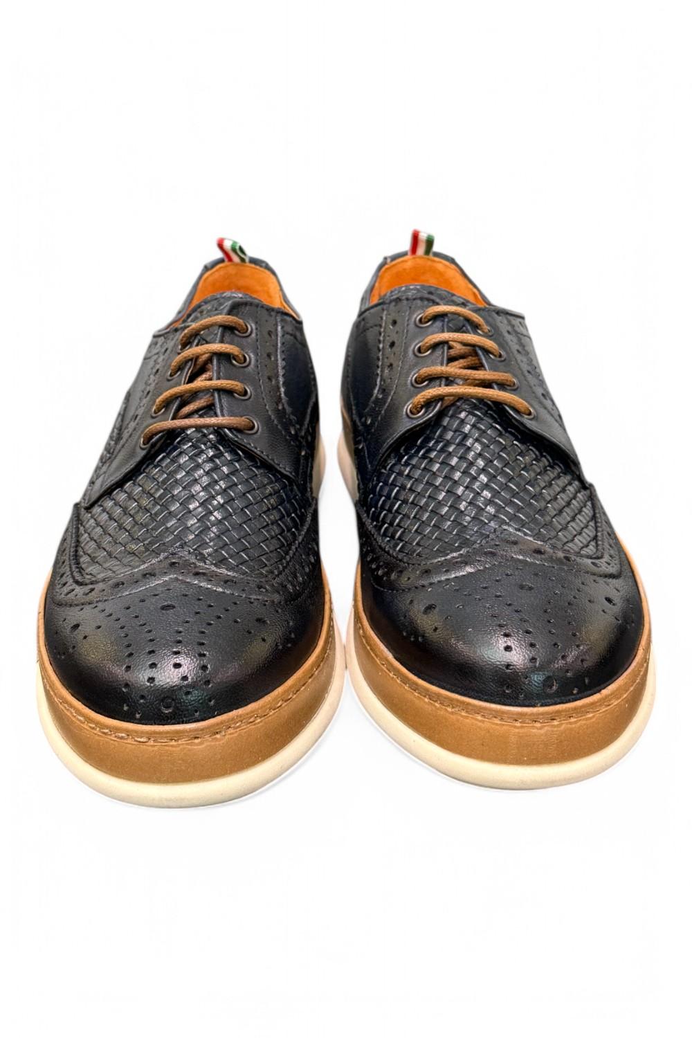 Scarpa uomo imperiale blu F.lli Rennella 