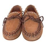 Mocassino fiocco suede sigaro Inuovo<BR/> 