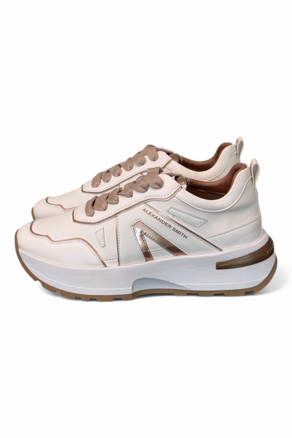 Sneaker donna Liverpool white copper Alexander Smith<BR/> 
