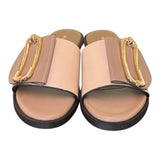 Ciabatta fibbia beige latte Noa Harmon 