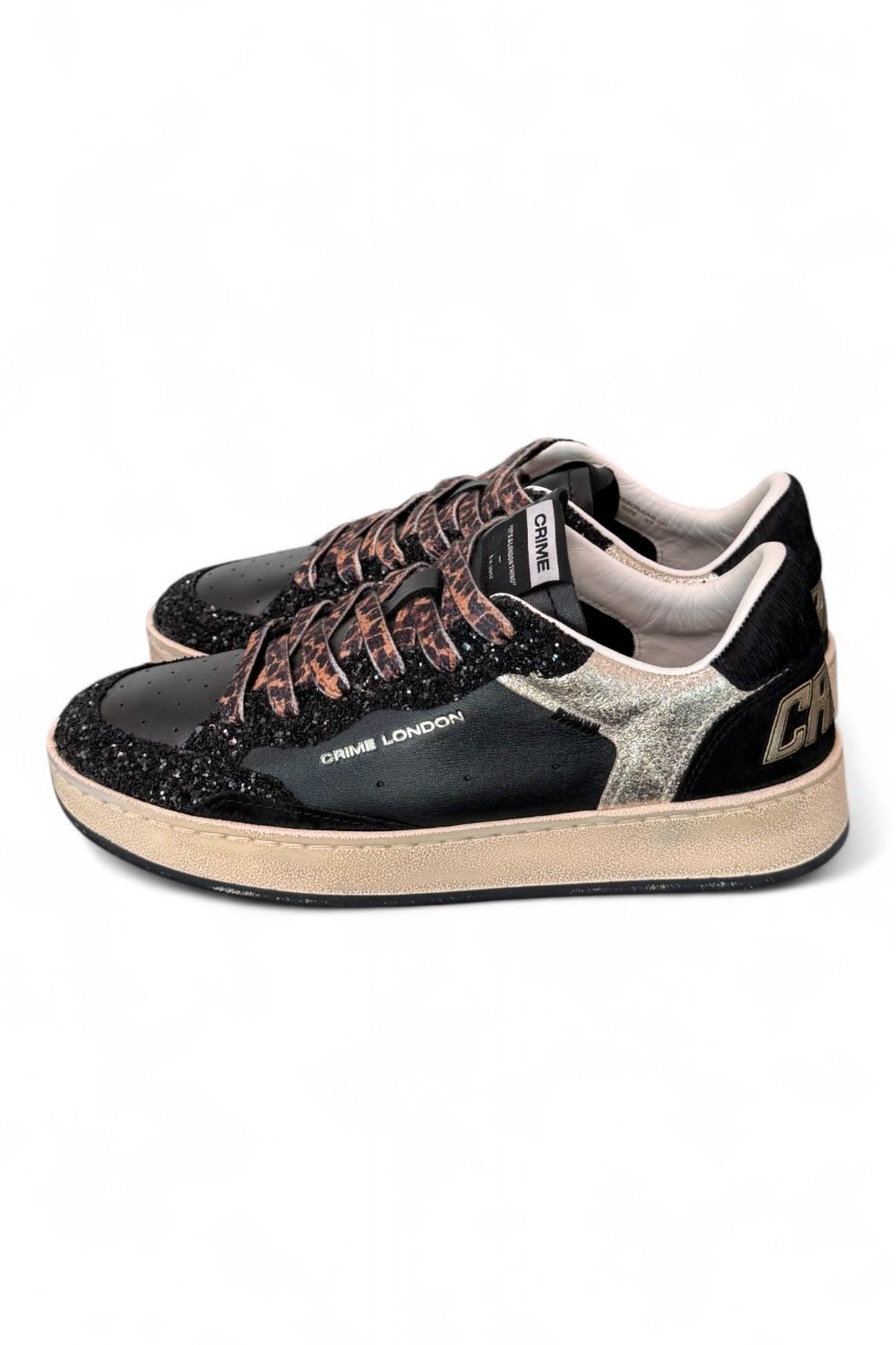 Sneaker donna Crime London Chelsea Gold Touch 