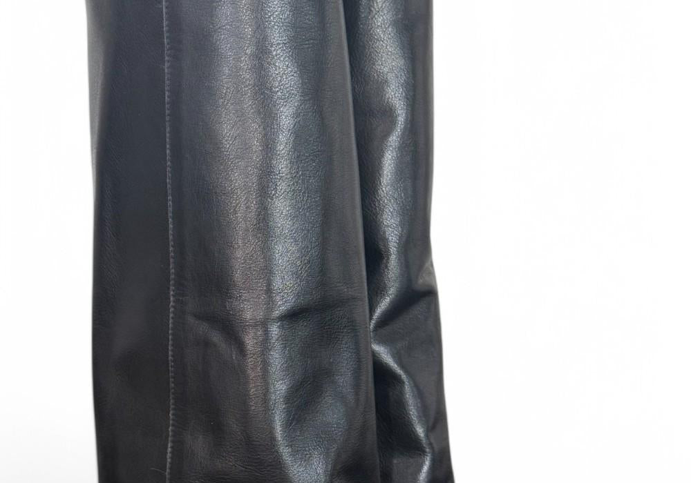 Texano risvolto nero tacco 70 Ranyé 