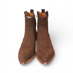 Stivaletto texano corto suede testa di moro Ranye<BR/> 