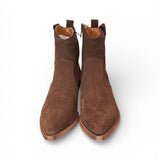 Stivaletto texano corto suede testa di moro Ranye<BR/> 