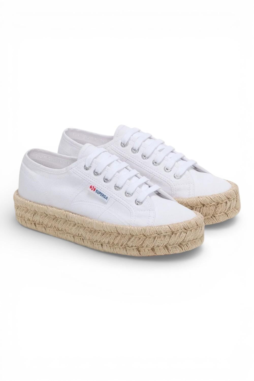 Sneaker Superga 2740 Platform cotton stone wash rope 