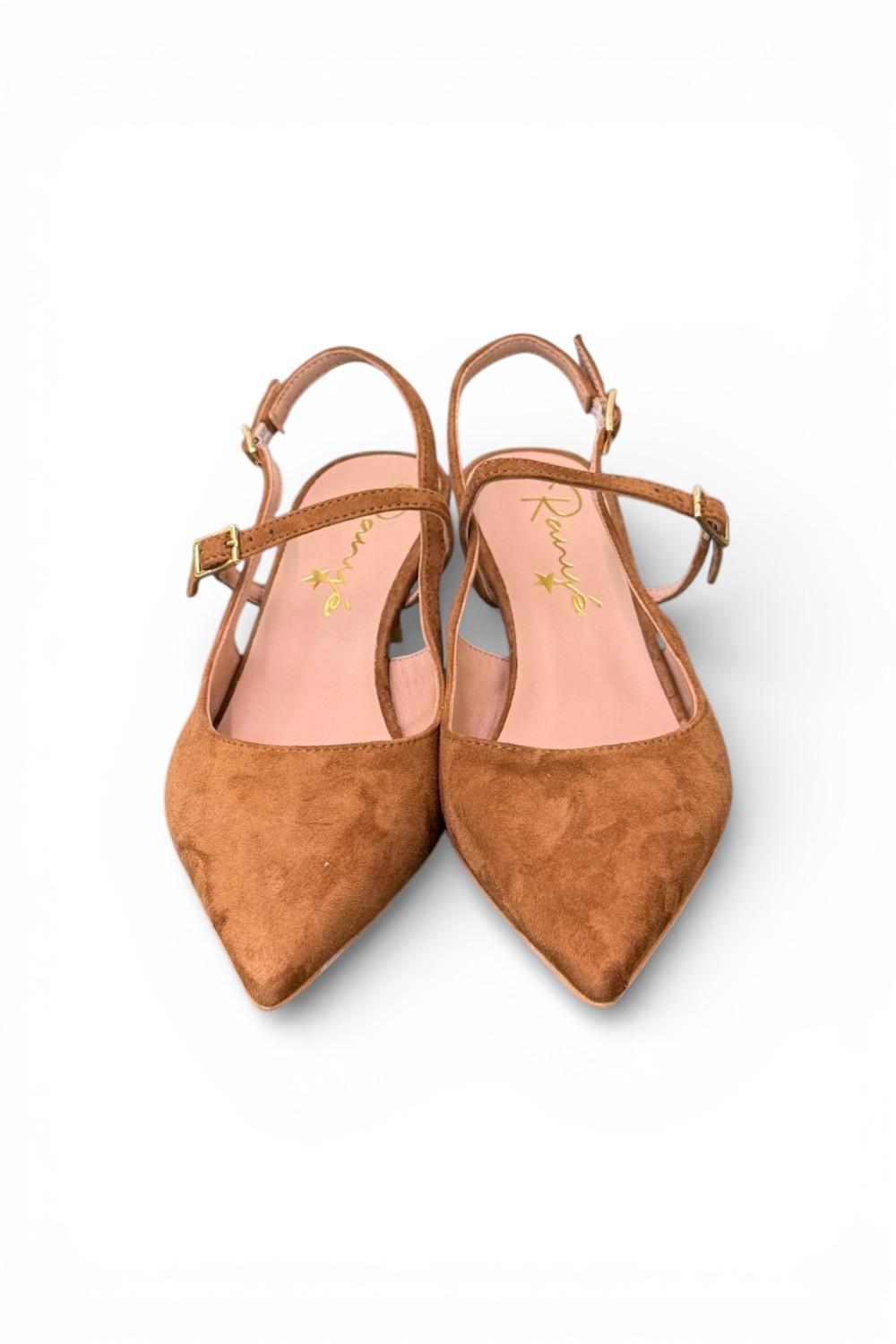 Slingback cintino suede sigaro Ranye 