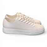 Sneaker pelle martellata bianca XL Crime London 