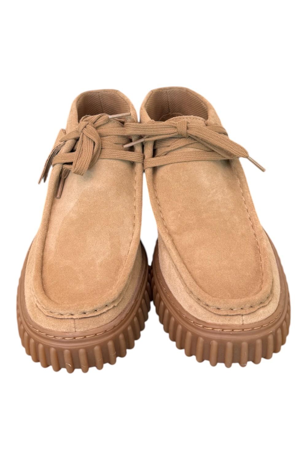 Polacco uomo Torhill Hi Dark sand suede Clarks<BR/> 