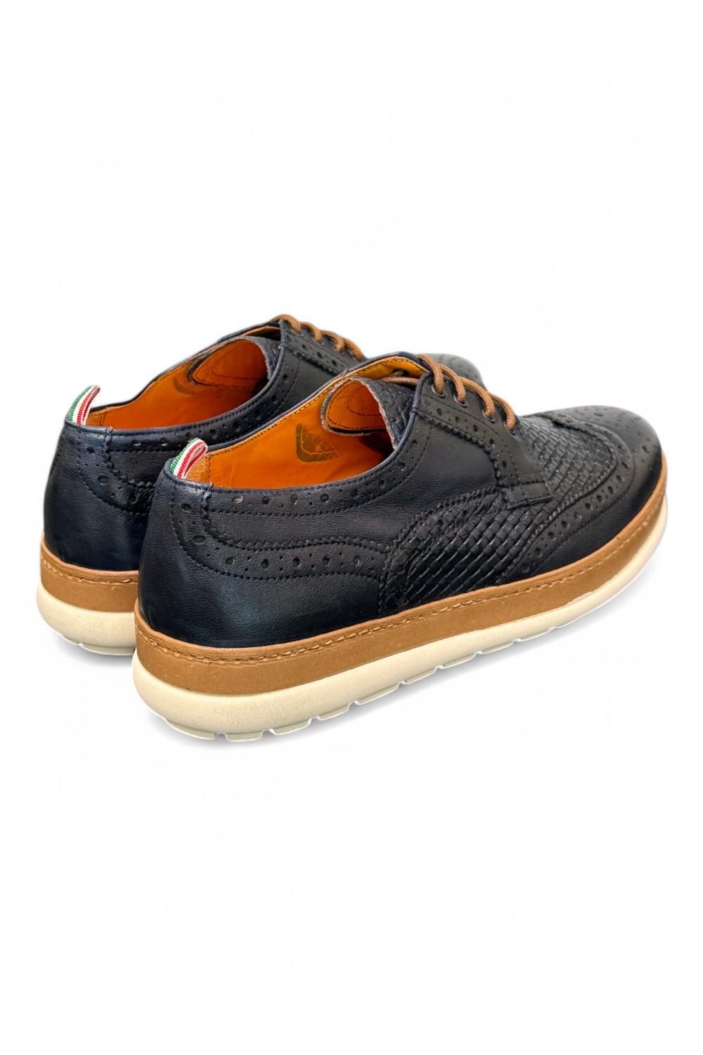 Scarpa uomo imperiale blu F.lli Rennella 