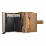 Miniwallet vintage Secrid MPE cappuccino 