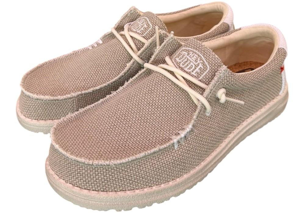 Sneaker uomo wally braided sabbia Hey Dude 