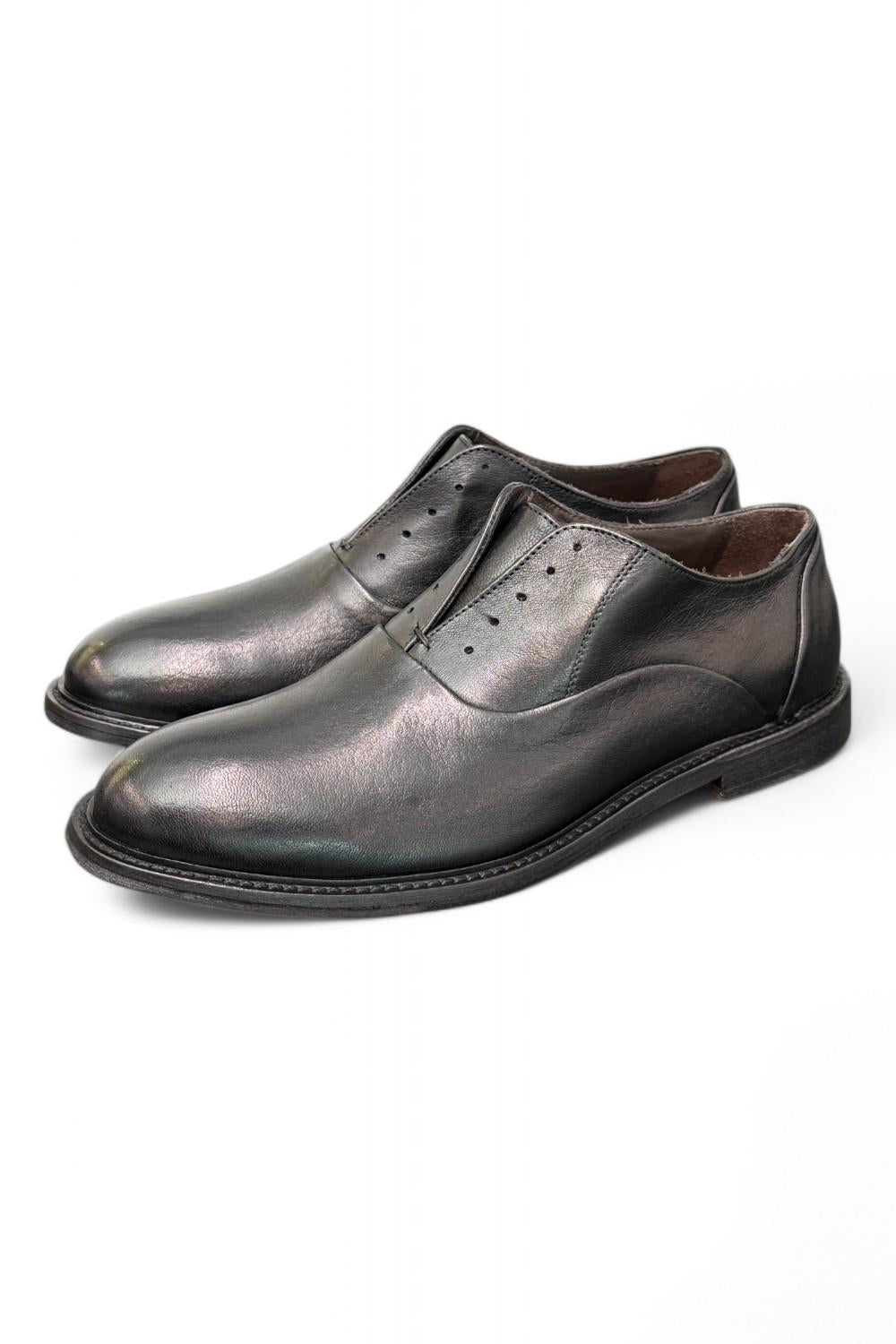 Scarpa uomo No-laces nera F.lli Rennella 