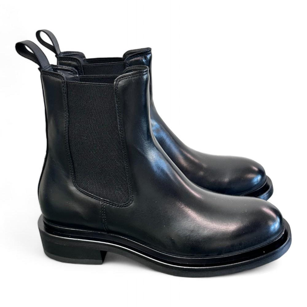 Beatles pelle nera suola Mjus<BR/> 