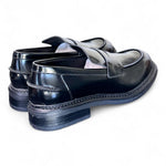 Mocassino donna Uma Parker man style nero<BR/> 