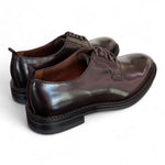 Scarpa allacciata pelle spazzolata ebony Marco Ferretti 