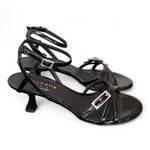 Sandalo mignon vernice nera T50 Isabelle Paris<BR/> 
