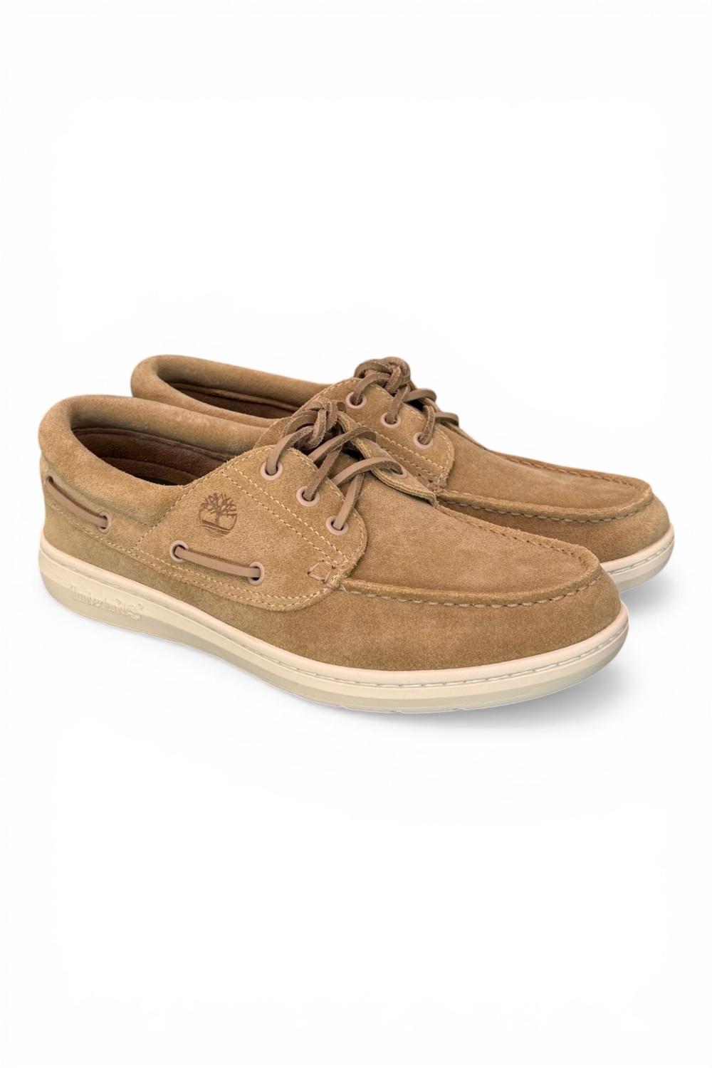 Scarpa da Barca Portofino Pier da Uomo suede beige 