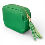 Borsina camera case pelle verde 