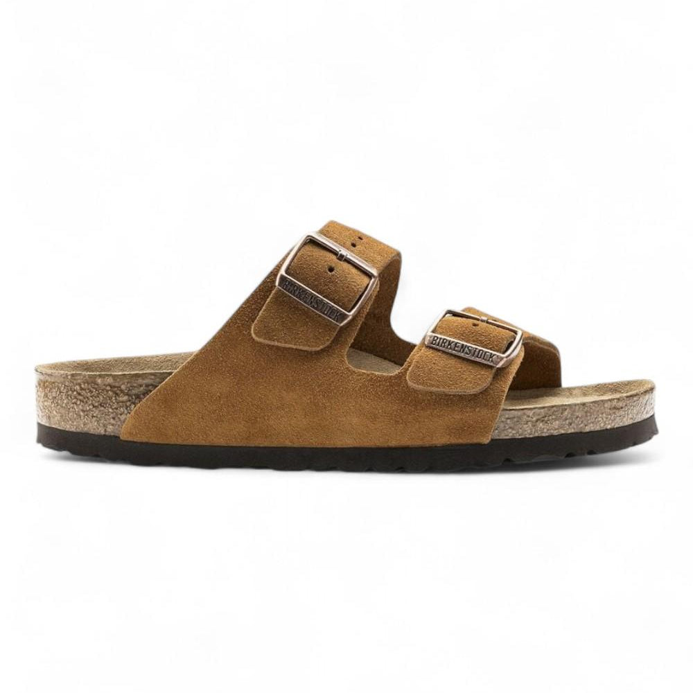 Ciabatta Birkenstock Arizona Suede Mink 1027162<BR/> 