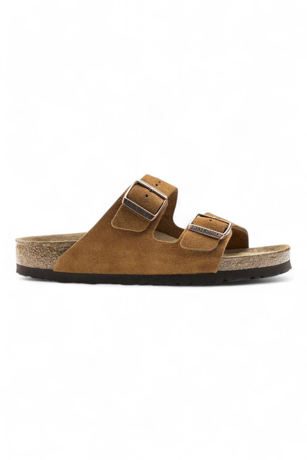 Ciabatta Birkenstock Arizona Suede Mink 1027162<BR/> 