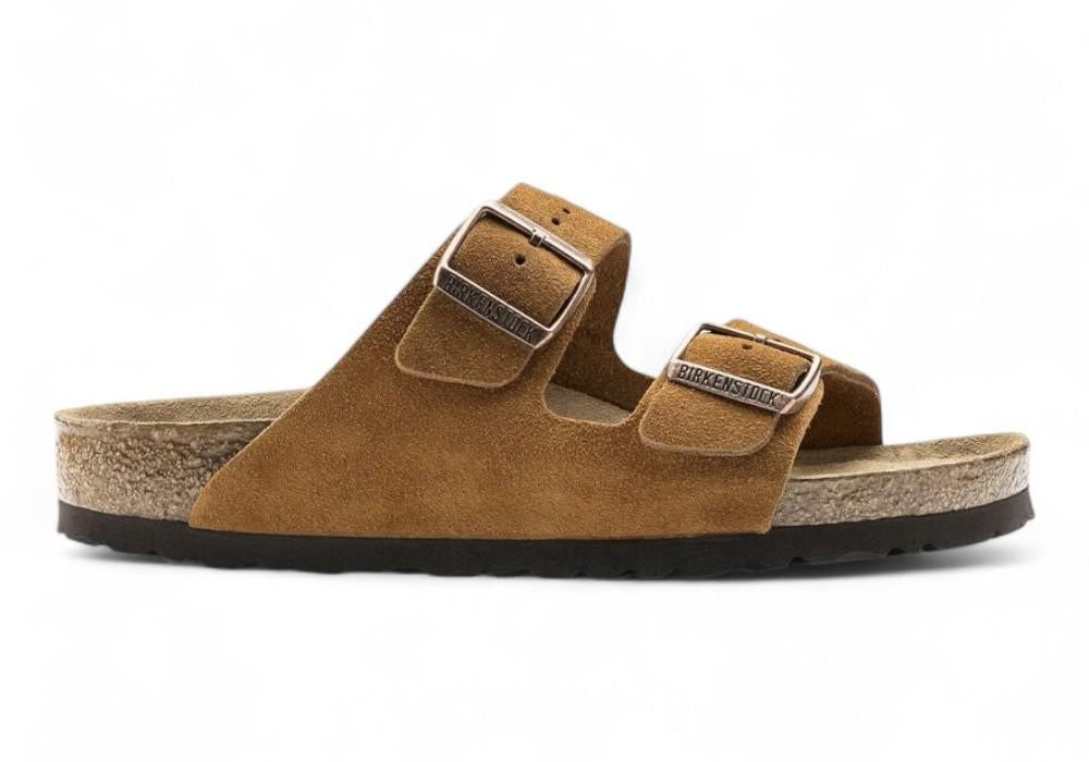 Ciabatta Birkenstock Arizona Suede Mink 1027162<BR/> 