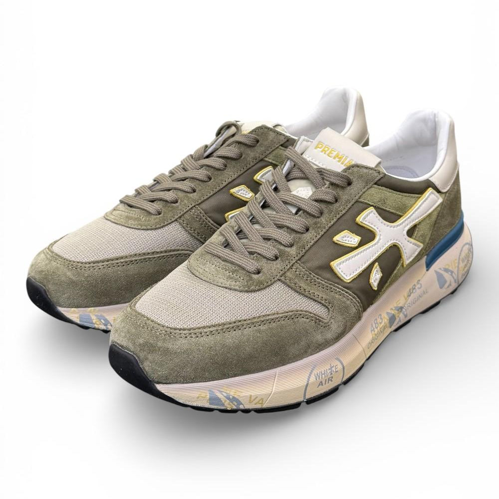 Sneaker uomo Mick 8086 Premiata verde grigio 