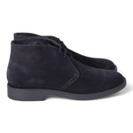 Polacco uomo suede blu Antica Cuoieria 