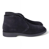 Polacco uomo suede blu Antica Cuoieria 
