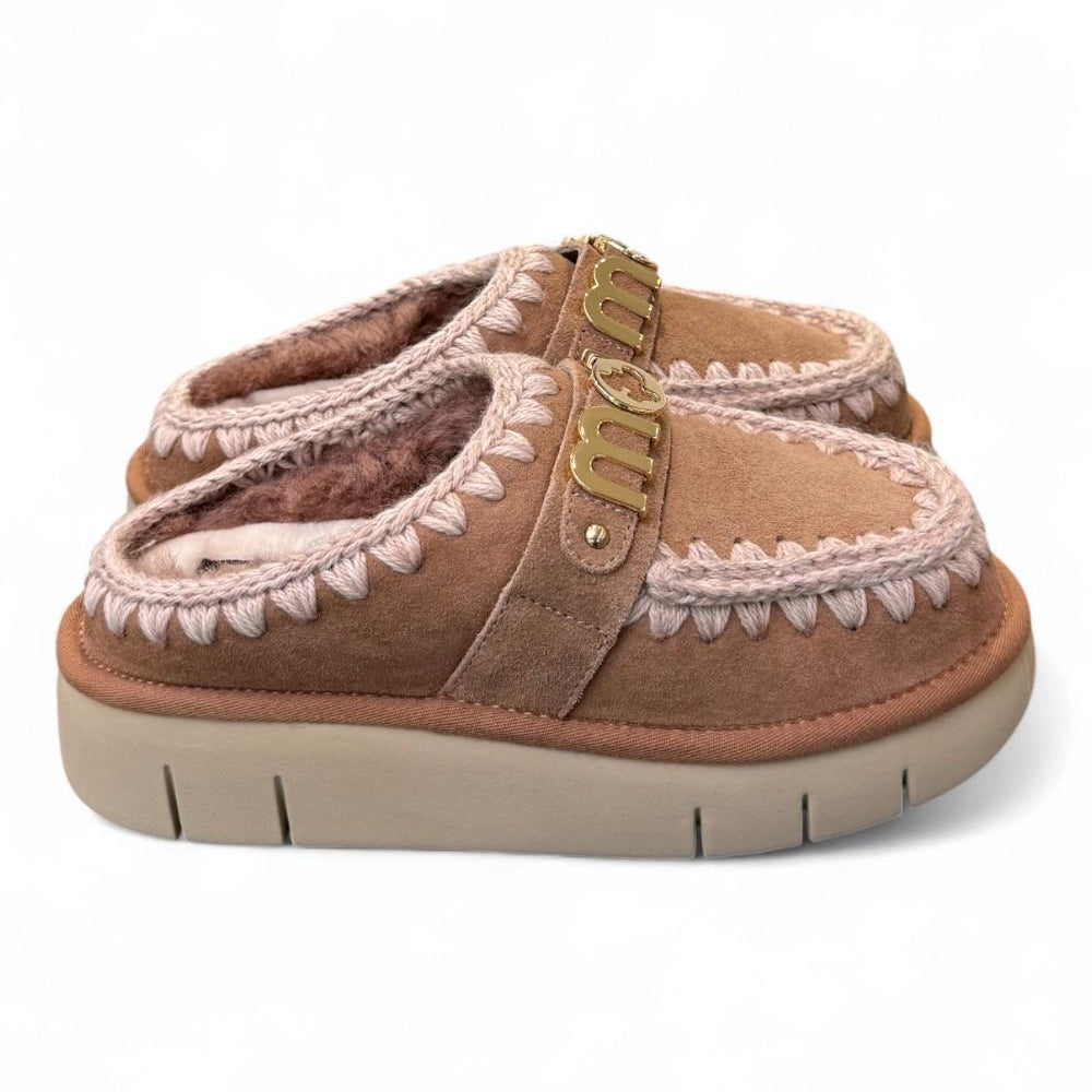 Sabot slipper Bounce Clog Mou Pink Brown 