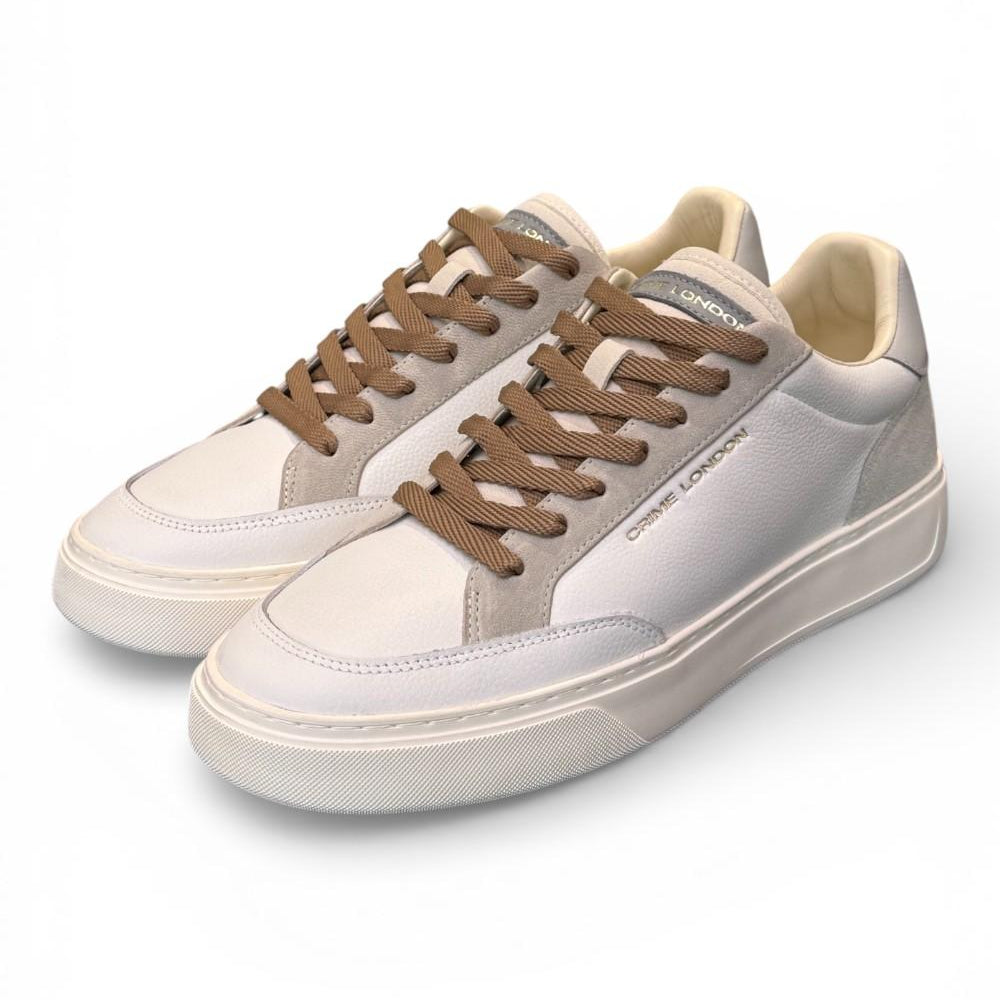 Sneaker eclipse vaschetta bianca beige Crime London 