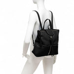 Zaino Giada pelle nera Gianni Chiarini<BR/> 