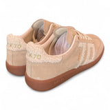 Sneaker donna Back70 Cloud 605 fur beige suede 