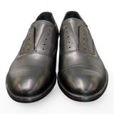 Scarpa uomo no-lace nera F.lli Rennella puntale 