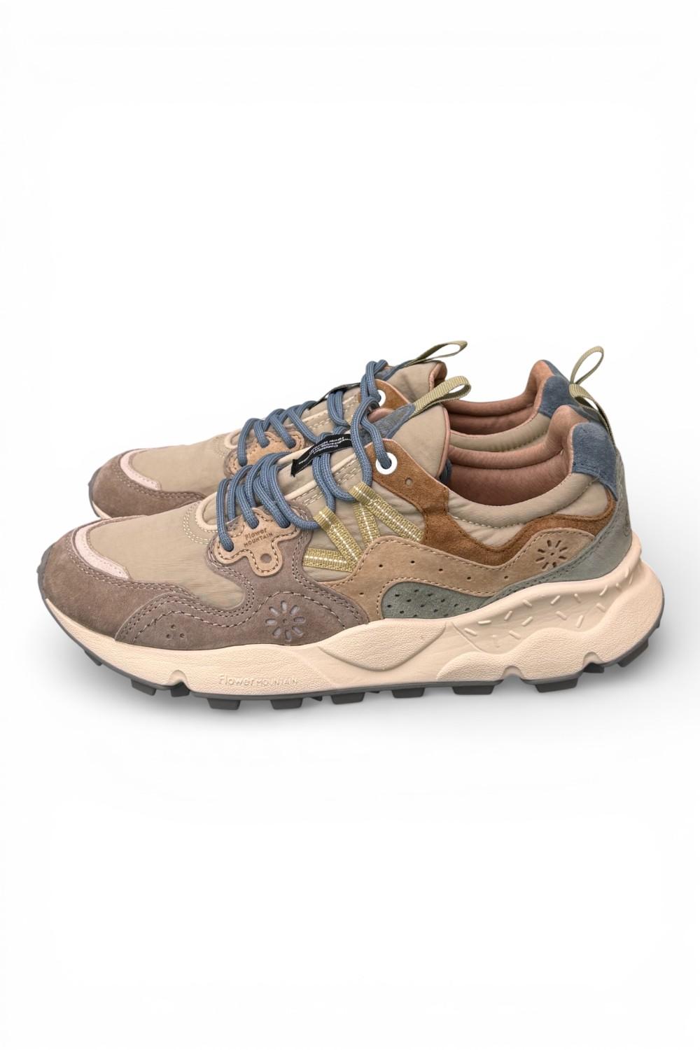 Sneaker uomo Yamano 3 1D53 grey beige Flower Mountain 