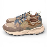 Sneaker uomo Yamano 3 1D53 grey beige Flower Mountain 