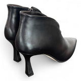 Stivaletto V in pelle nera tacco 80 Anima 