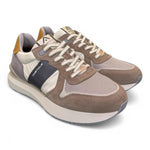 Sneaker running bianco beige Ambitious<BR/> 
